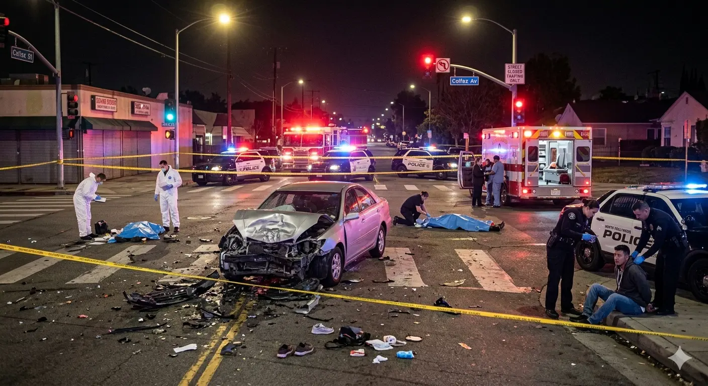 North Hollywood, CA DUI Crash Kills 2 Pedestrians, Injures Three Others North Hollywood, CA DUI Crash Kills 2 Pedestrians, Injures Three Others